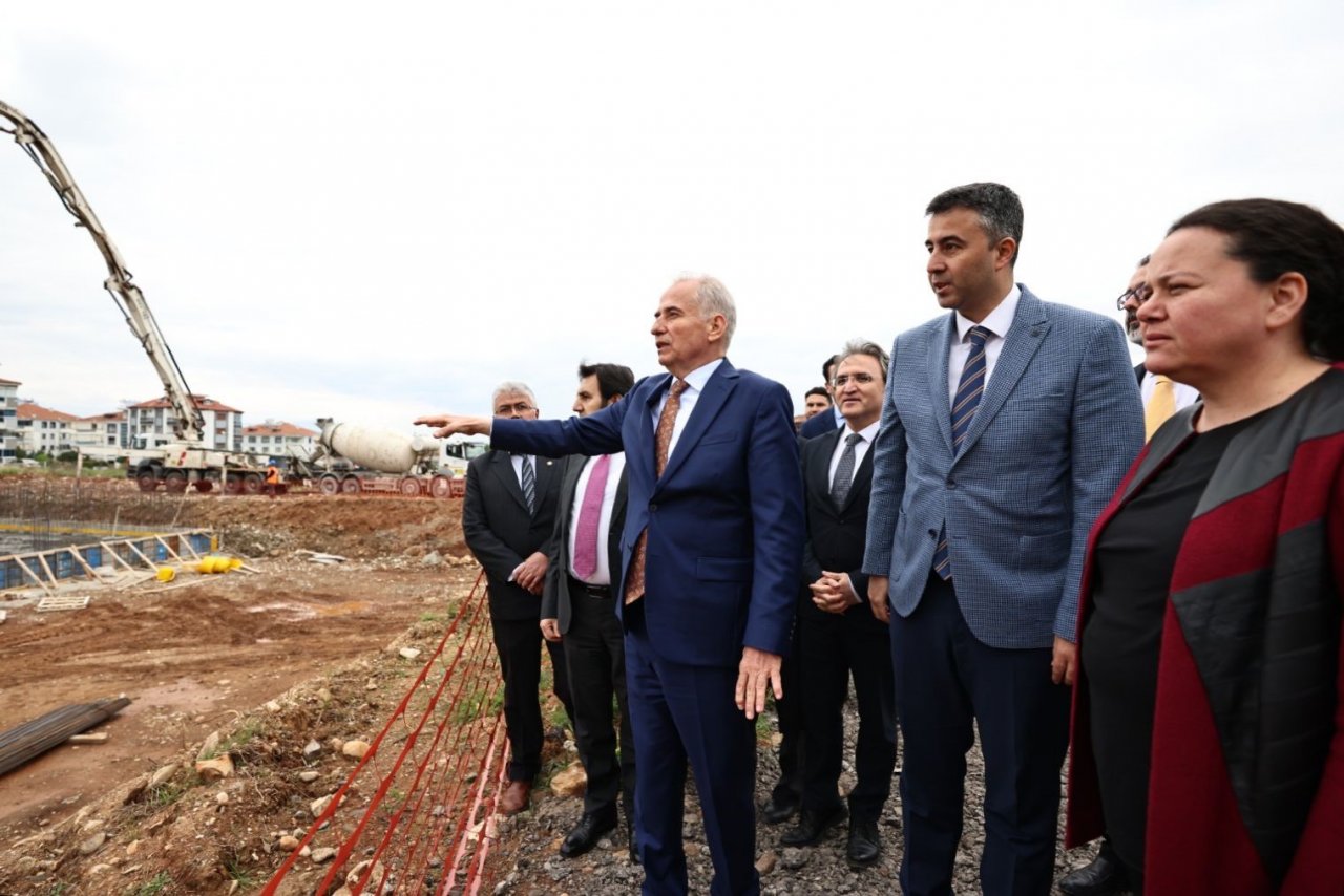 Denizli’nin en büyük içme suyu deposunun temeli atıldı