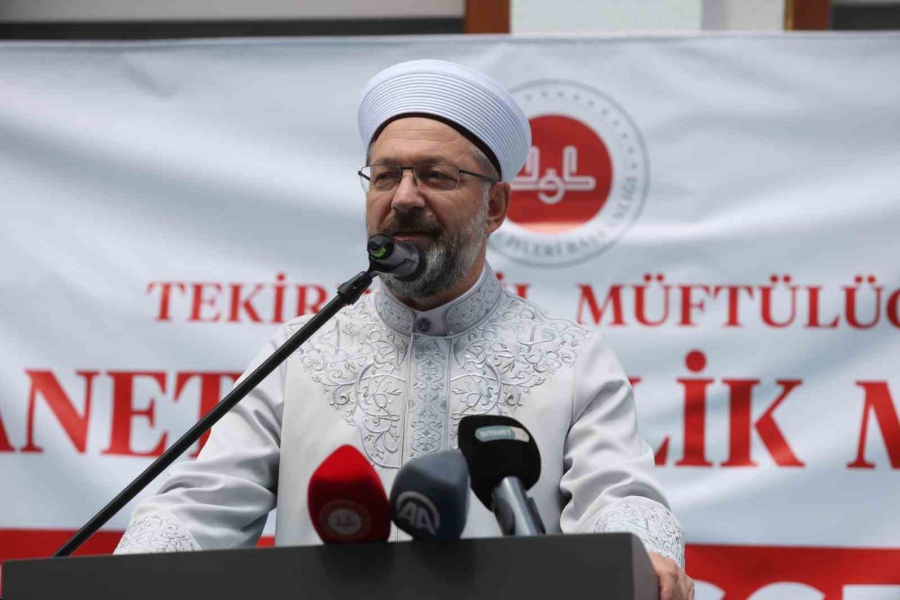 Diyanet İşleri Başkanı Erbaş: “Gençlerimizi daha iyi yetiştirmek için büyük bir gayretin içerisinde olacağız”