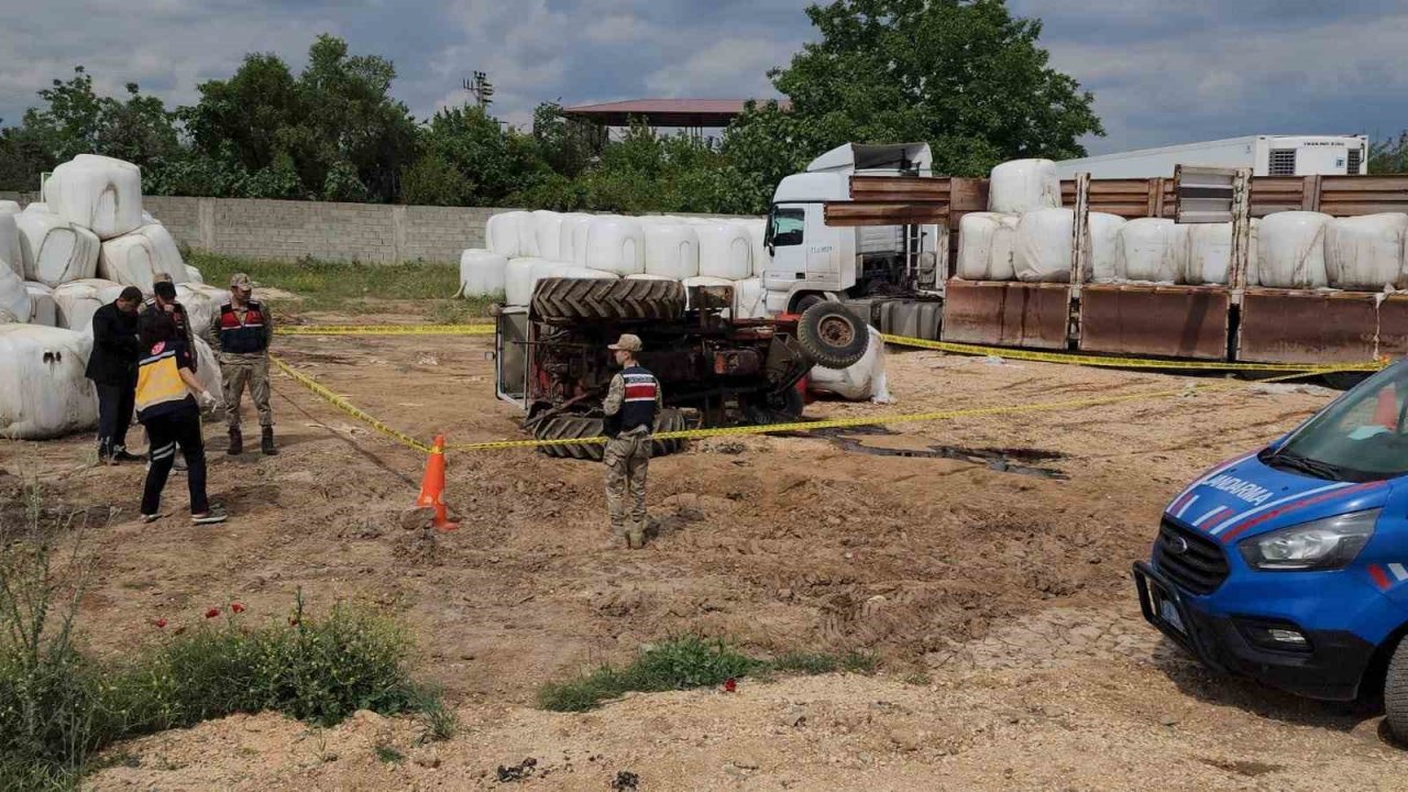 Hassa’da traktörün altında kalan kişi hayatını kaybetti