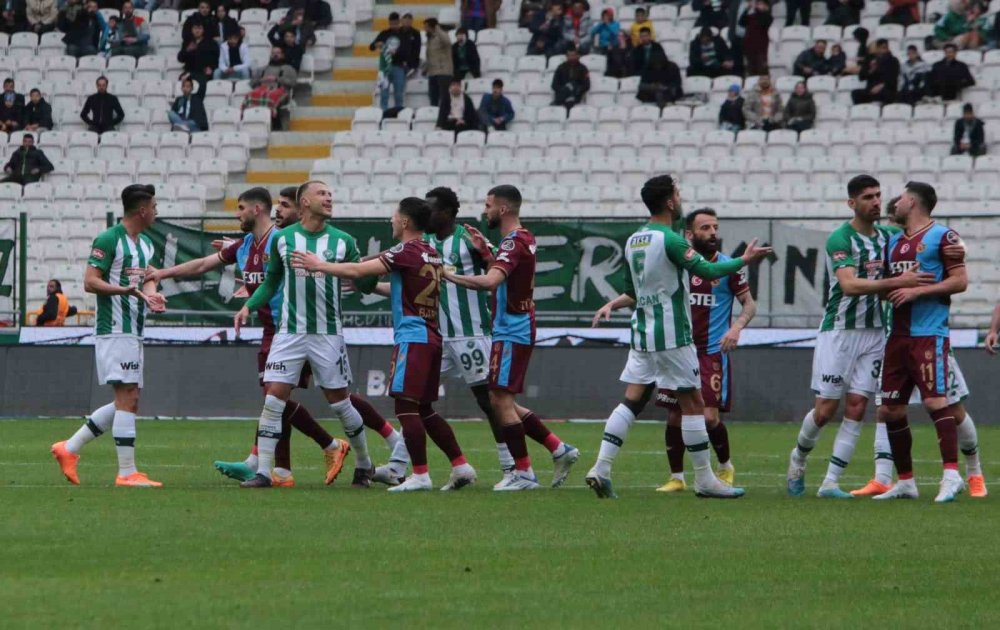 Konyaspor Trabzonspor'u da yendi ve yükselişini sürdürdü