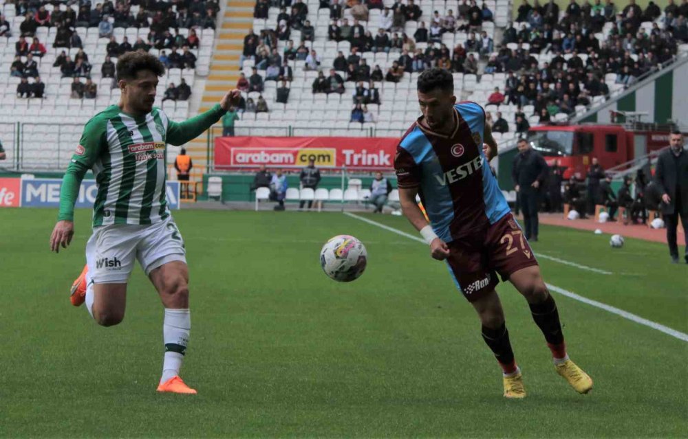 Konyaspor Trabzonspor'u da yendi ve yükselişini sürdürdü