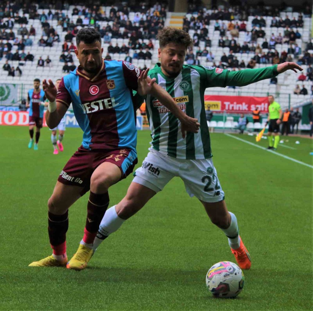 Konyaspor Trabzonspor'u da yendi ve yükselişini sürdürdü