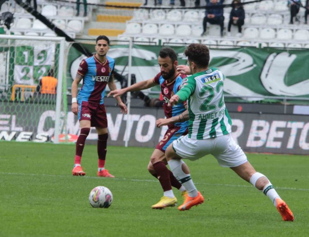 Konyaspor Trabzonspor'u da yendi ve yükselişini sürdürdü