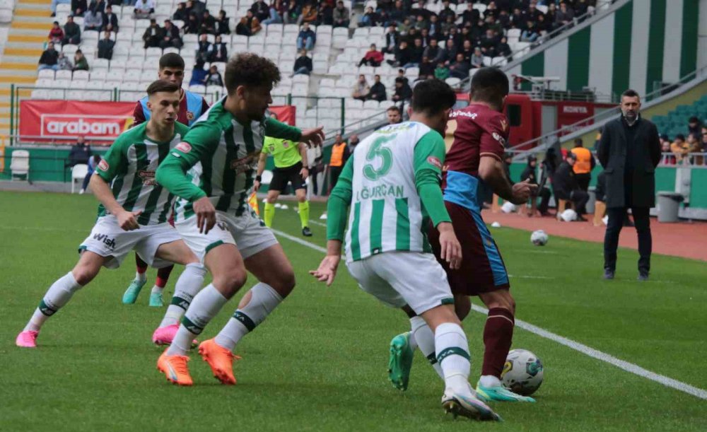 Konyaspor Trabzonspor'u da yendi ve yükselişini sürdürdü