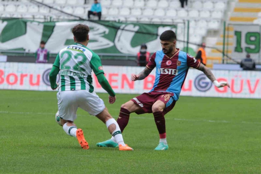 Konyaspor Trabzonspor'u da yendi ve yükselişini sürdürdü