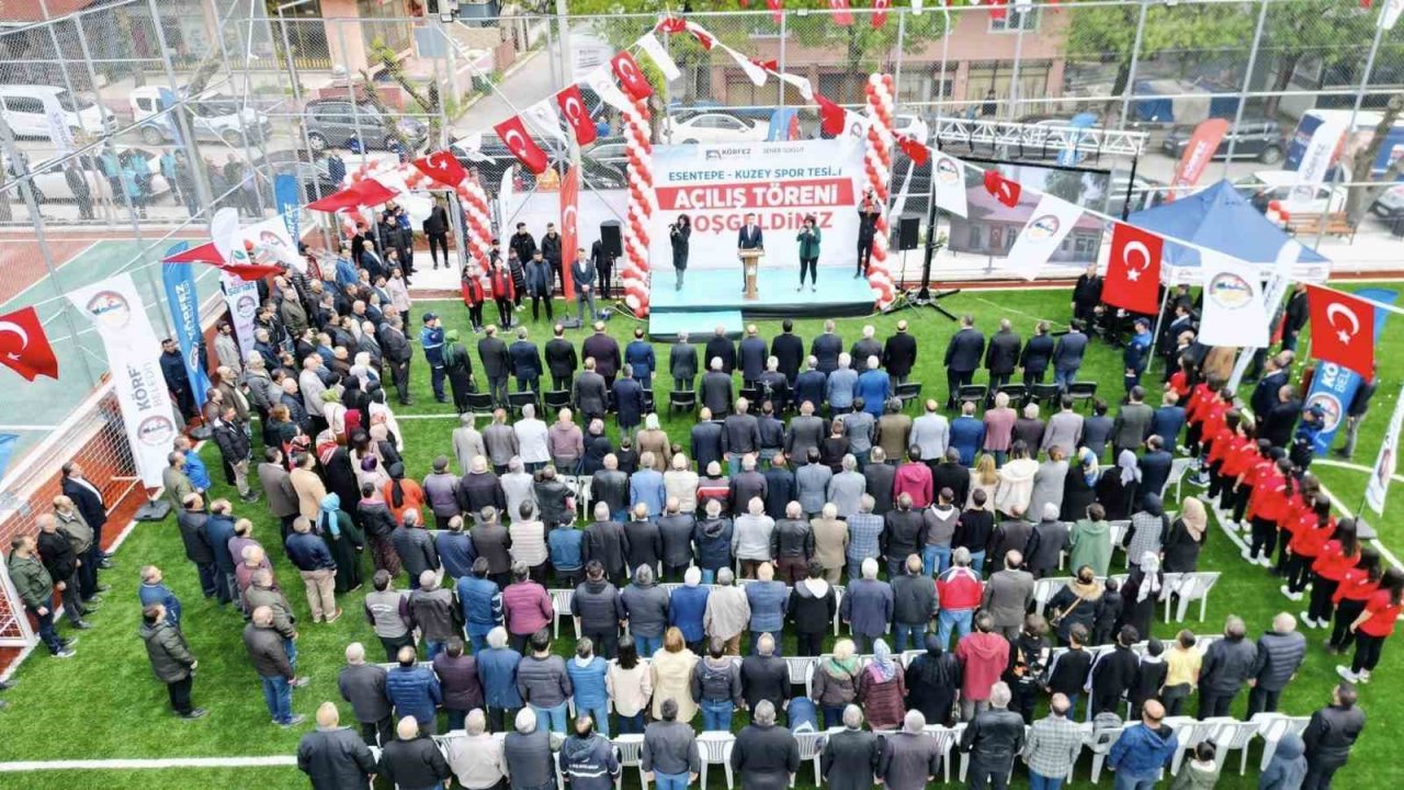 Esentepe-Kuzey Spor Tesisi açıldı