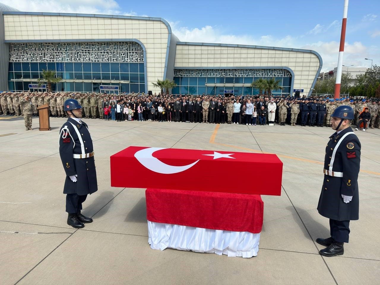 Mardin’de şehit asker törenle memleketine uğurlandı