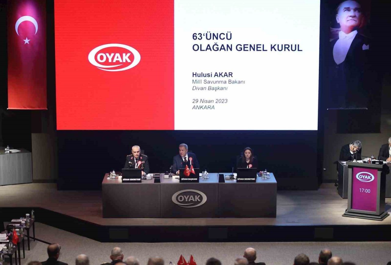 Bakan Akar, OYAK’ın 63. Olağan Genel Kuruluna katıldı