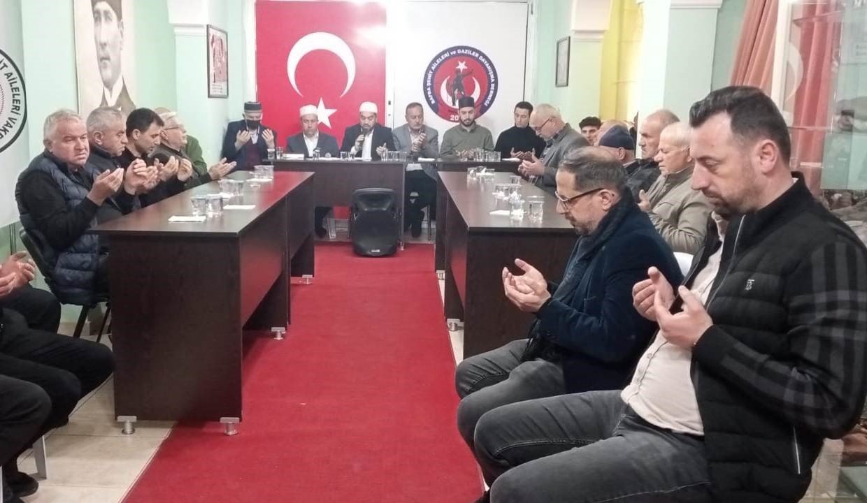 Samsun’da şehitler için mevlit programı