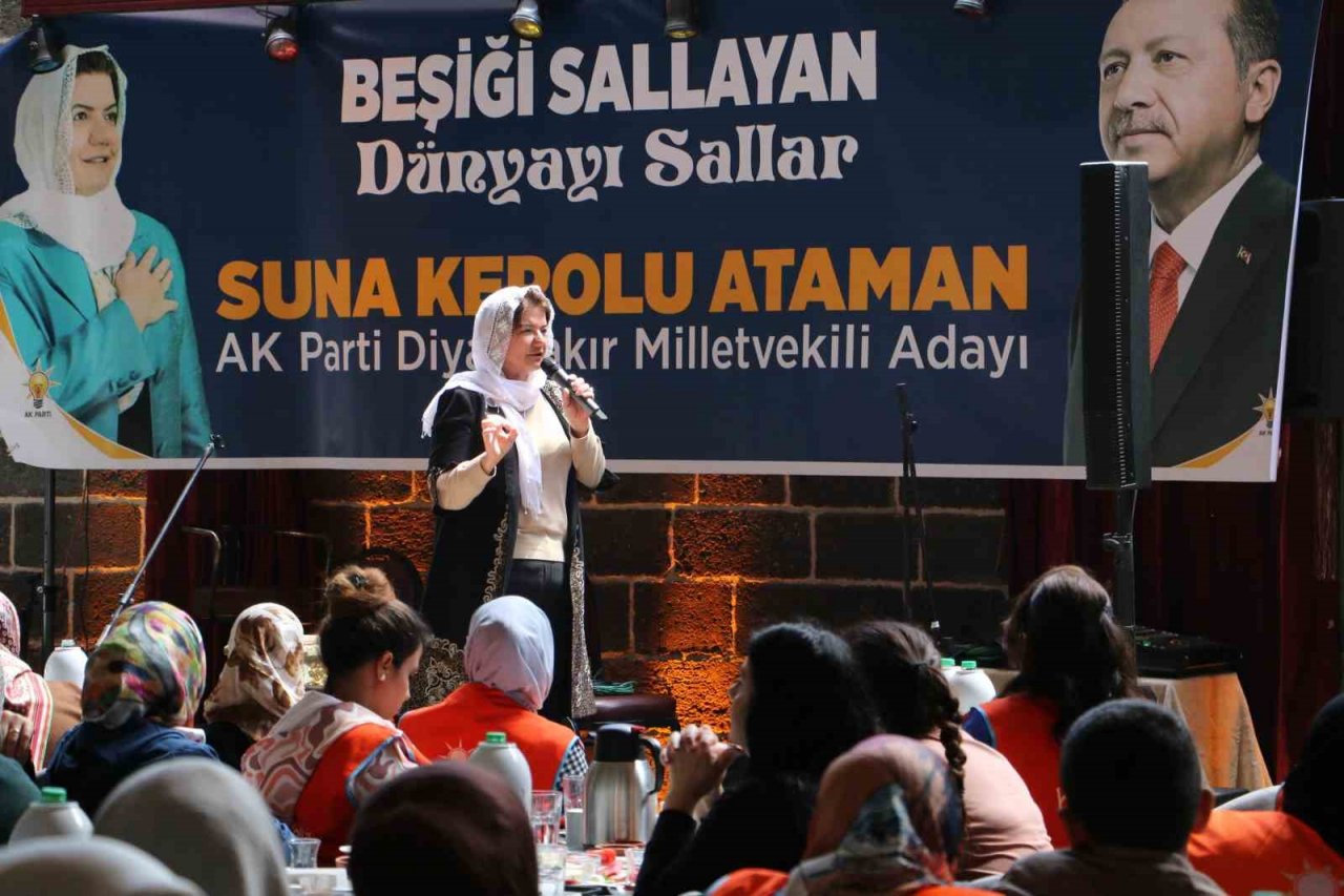 AK Parti Diyarbakır Milletvekili adayı Kepolu Ataman: "Cumhurbaşkanım, biz seni yeniden başkan yapacağız"
