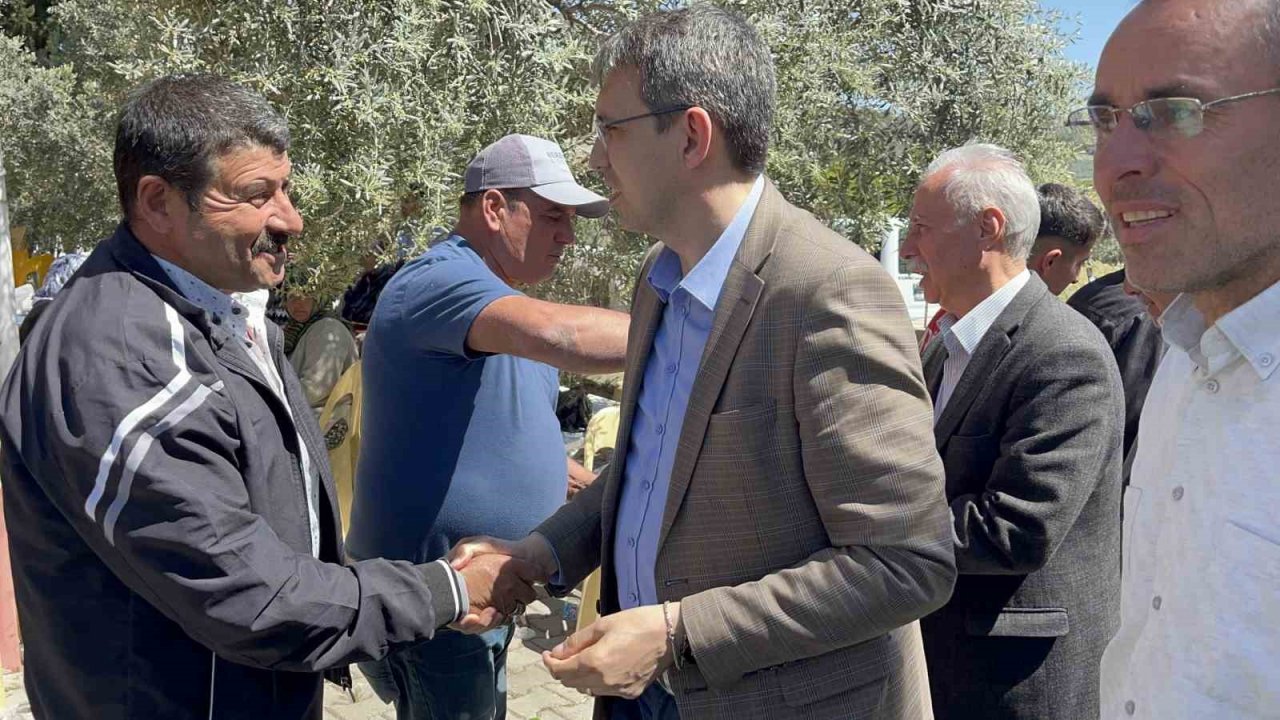 AK Parti İl Başkanı Ökten, asker uğurlamasına katıldı