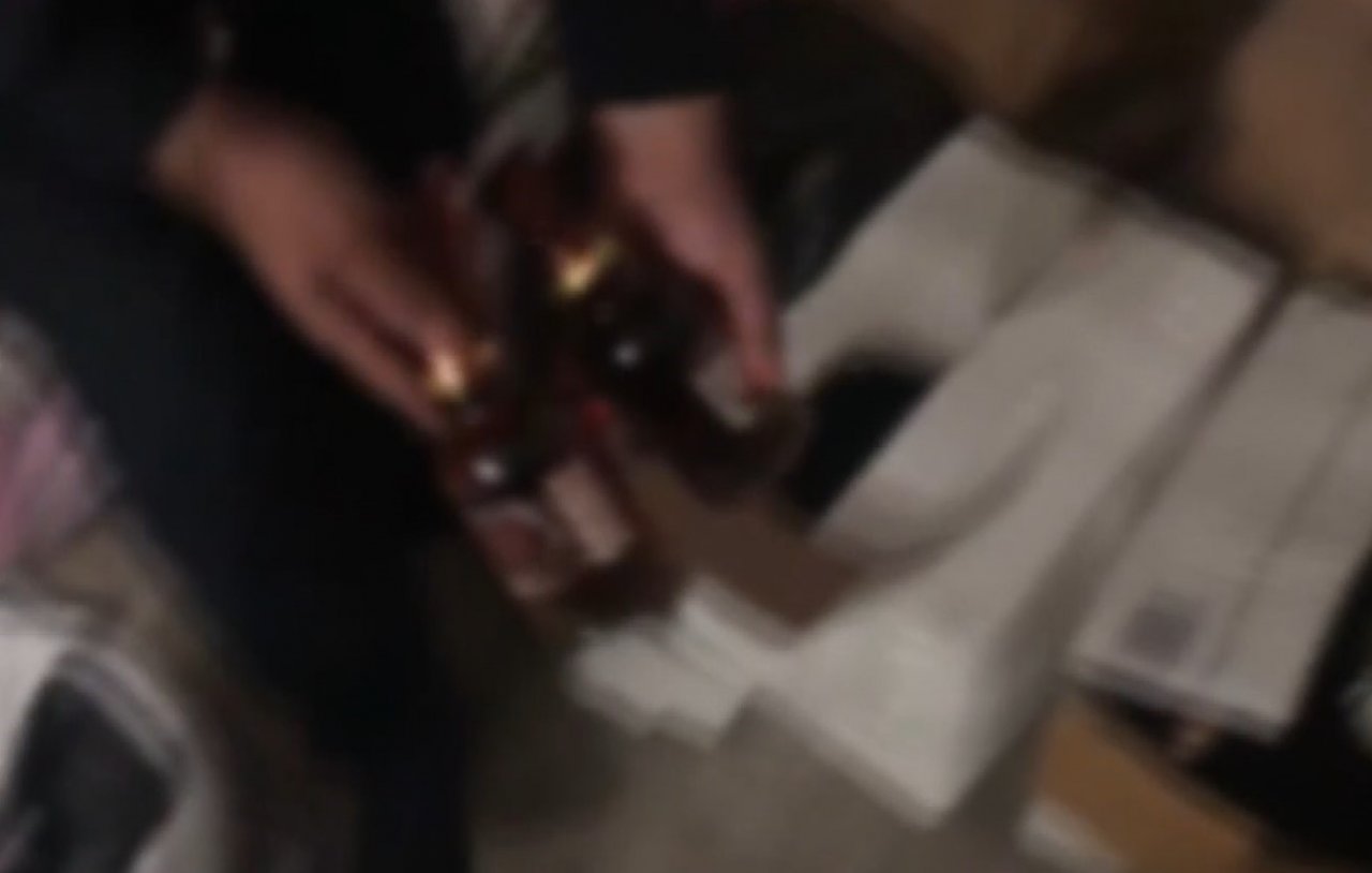 Gaziantep’te 274 şişe sahte alkol ile 35 litre etil alkol ele geçirildi