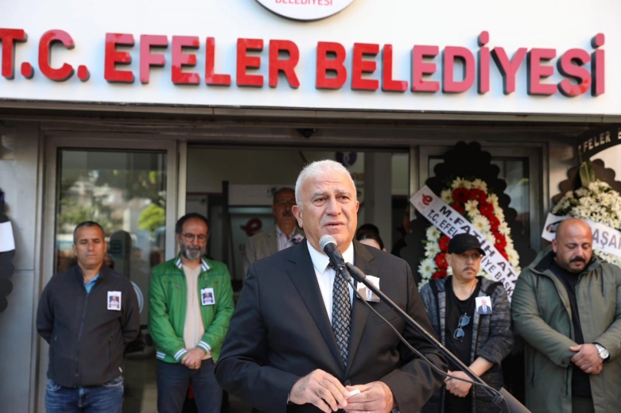 Efeler Belediyesi AliKoç’u son yolculuğuna uğurladı