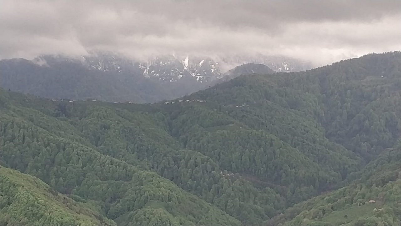 İlkbaharın ortasında kar sürprizi