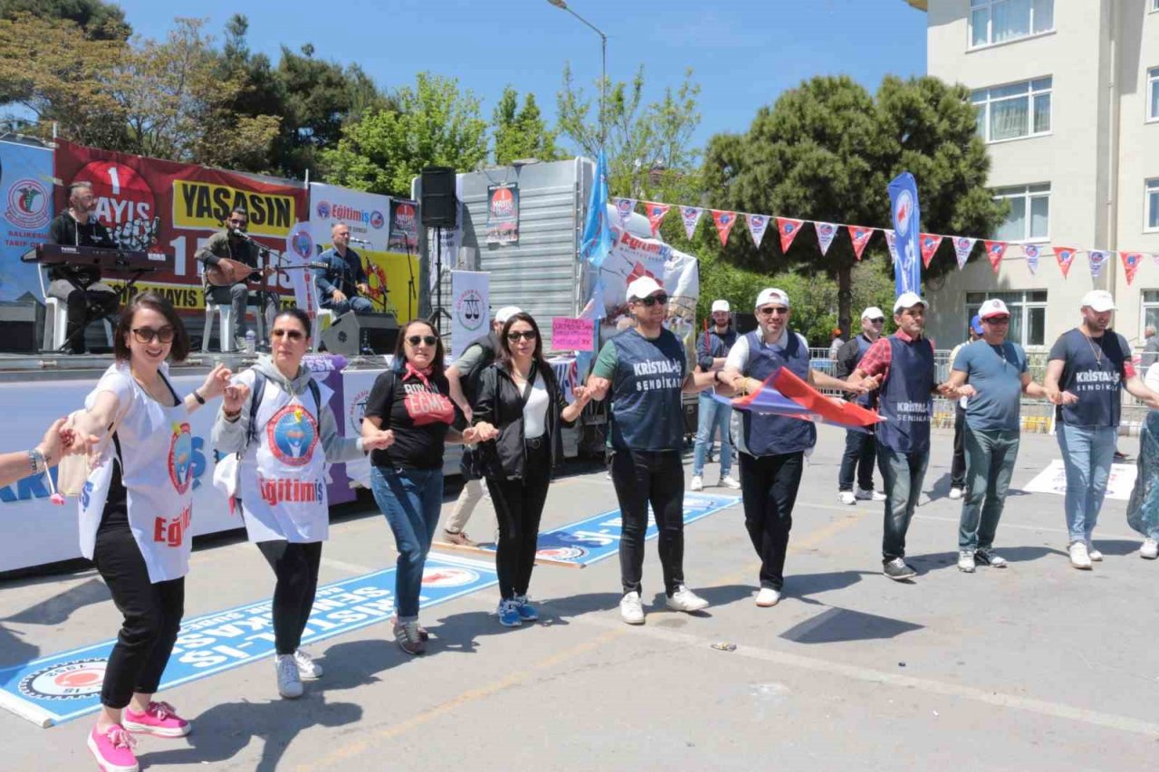 1 Mayıs Birlik-Mücadele ve Dayanışma Günü coşkuyla kutlandı