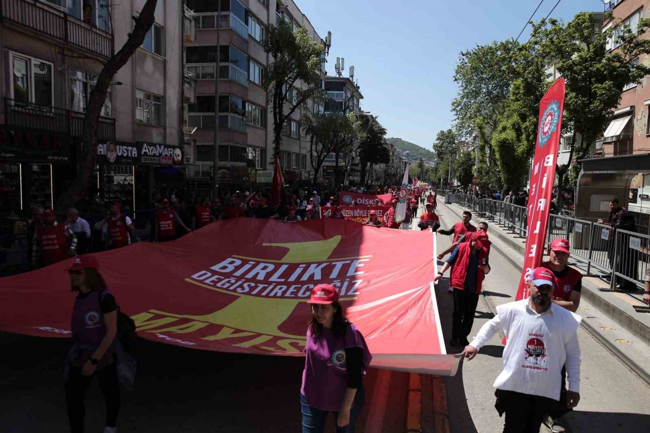 Bursa’da 1 Mayıs coşkusu