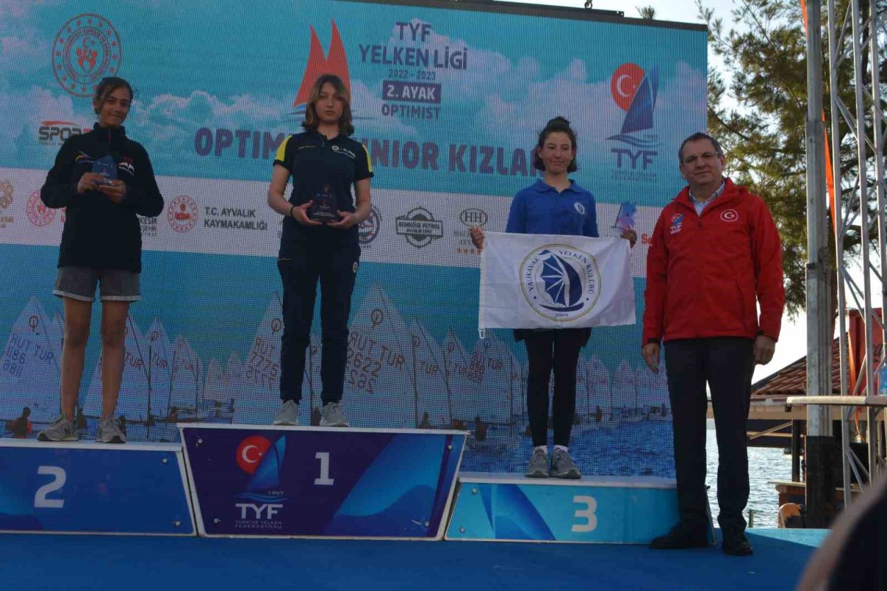 Ayvalık’ta TYF Yelken Ligi 2. Ayak Optimist Yarışmaları sona erdi