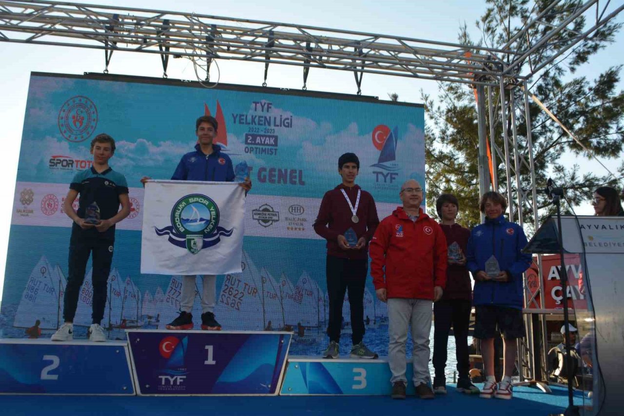 Ayvalık’ta TYF Yelken Ligi 2. Ayak Optimist Yarışmaları sona erdi