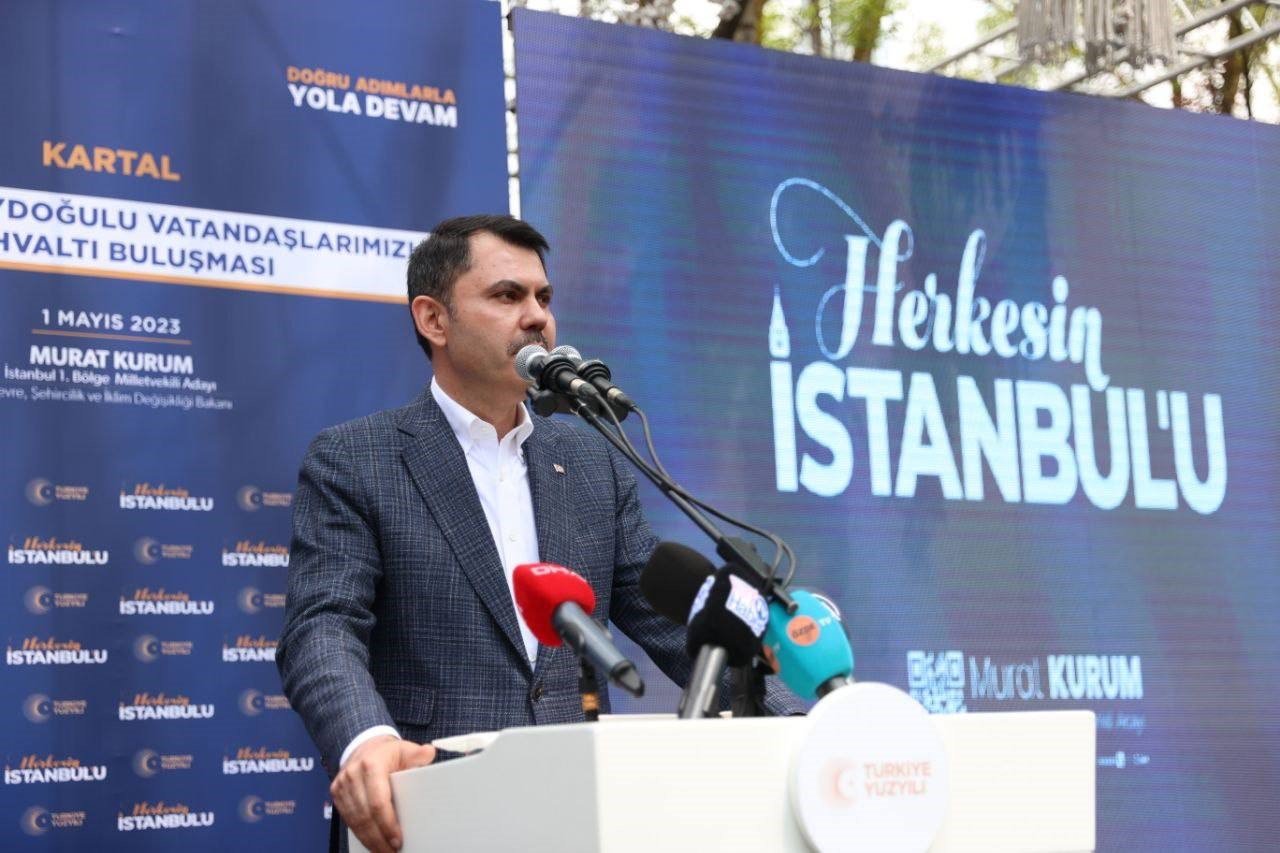 Bakan Kurum: “Sözümüz söz, Kartal’da tek bir mülkiyet problemi bırakmayacağız’’