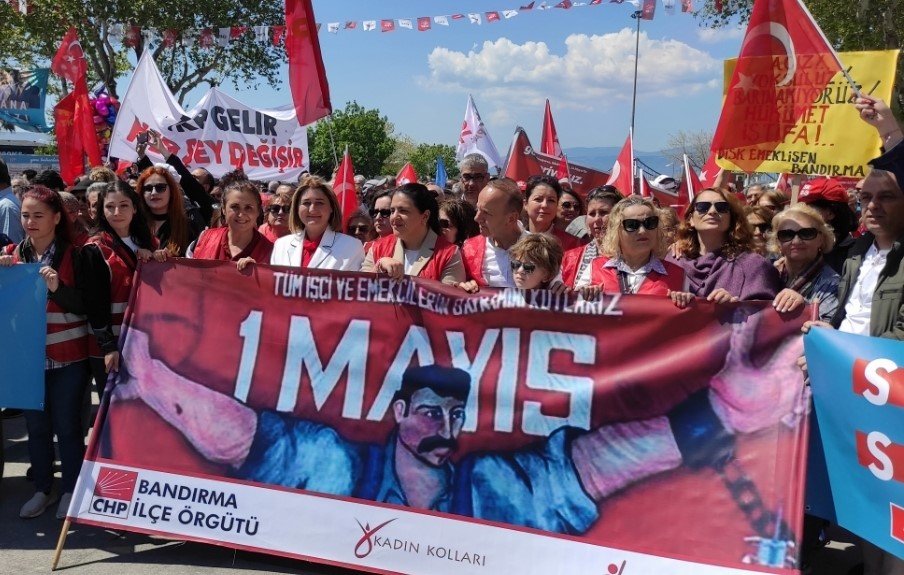 Bandırma’da 1 Mayıs Coşkusu