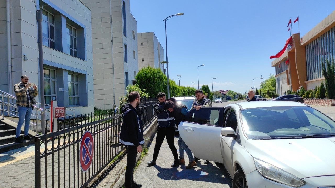 Katil zanlısı adliyede