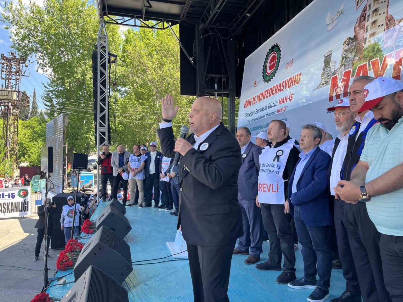 HAK-İŞ Genel Başkanı Arslan Kahramanmaraş’ta konuştu