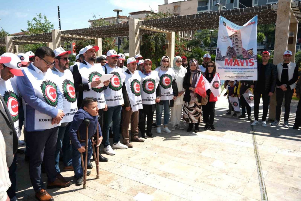 HAK-İŞ Konfederasyonu 1 Mayıs’ta meydanlardan seslendi
