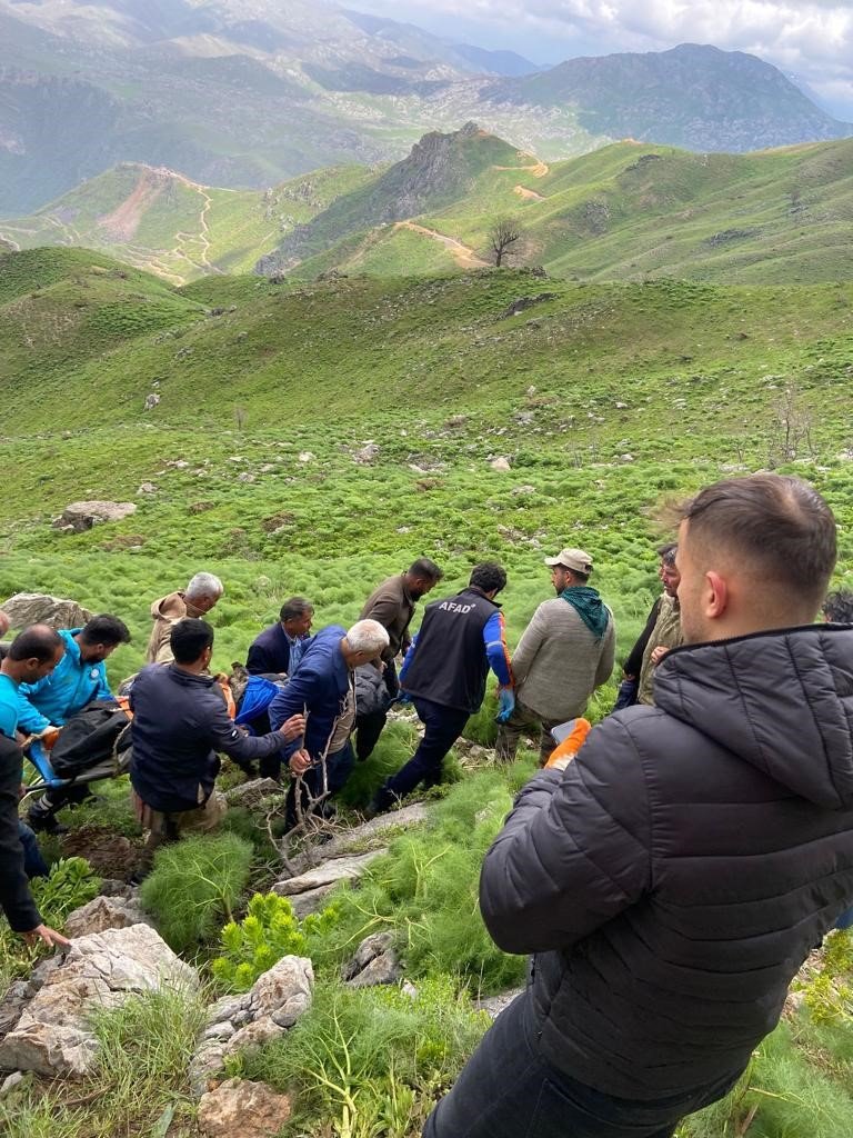 Siirt’te yaban bitkisi toplarken kayalıklardan düşen 60 yaşındaki adam öldü