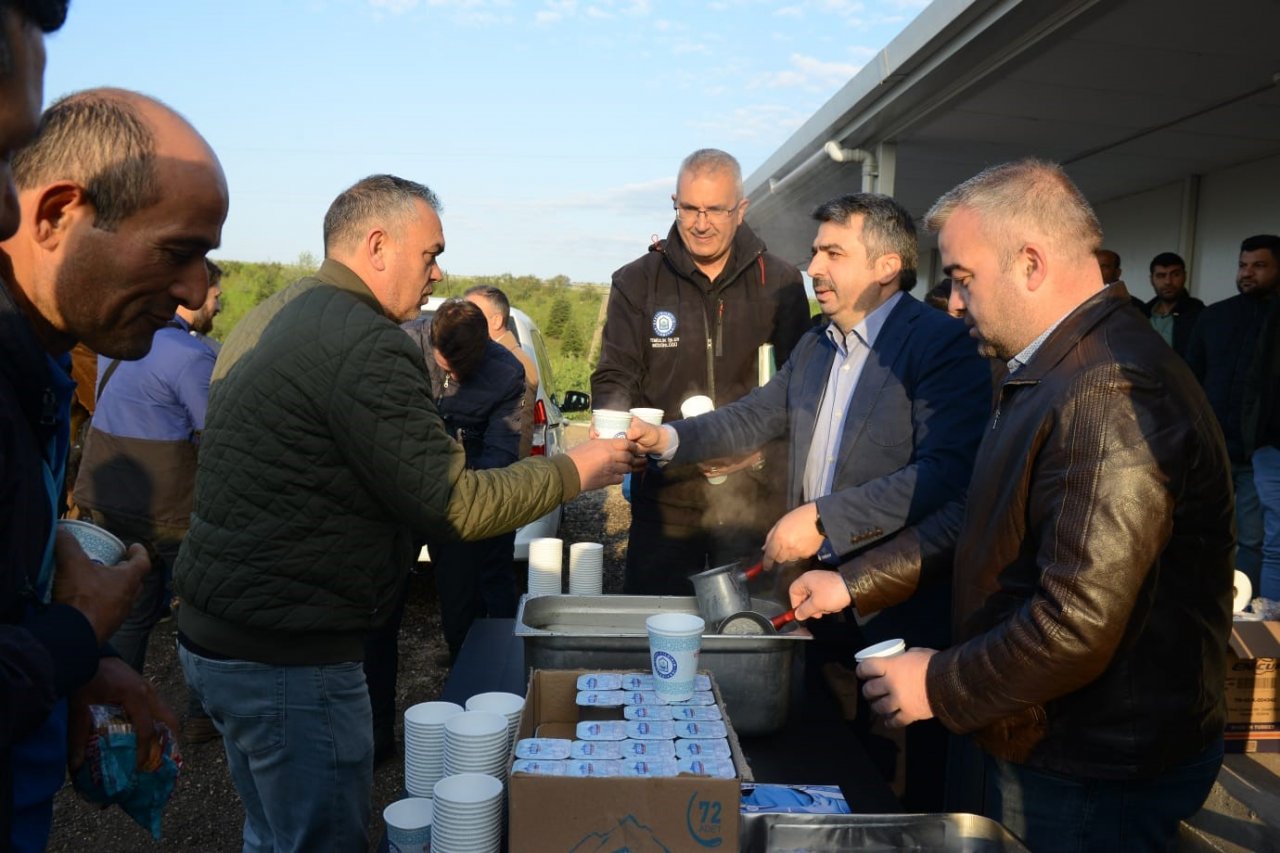 Başkan Yılmaz, işçilerle buluştu