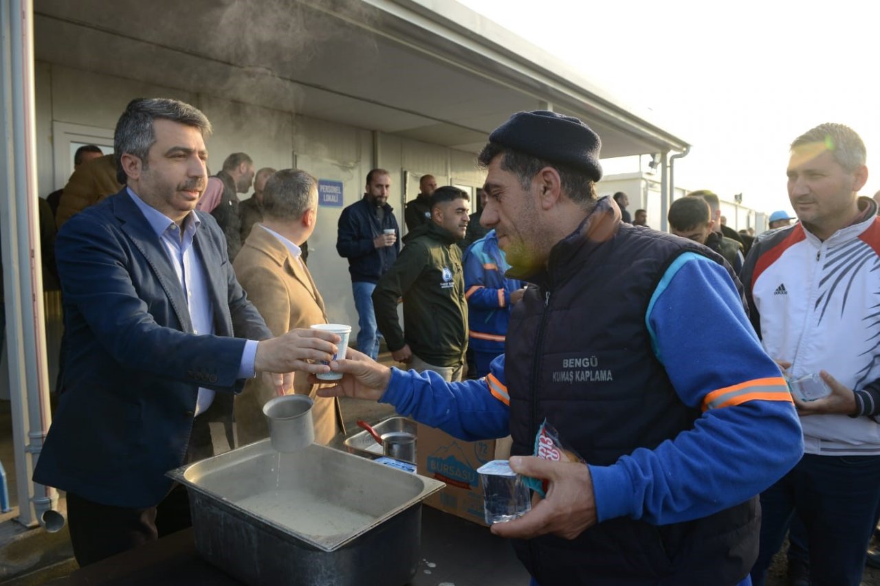 Başkan Yılmaz, işçilerle buluştu