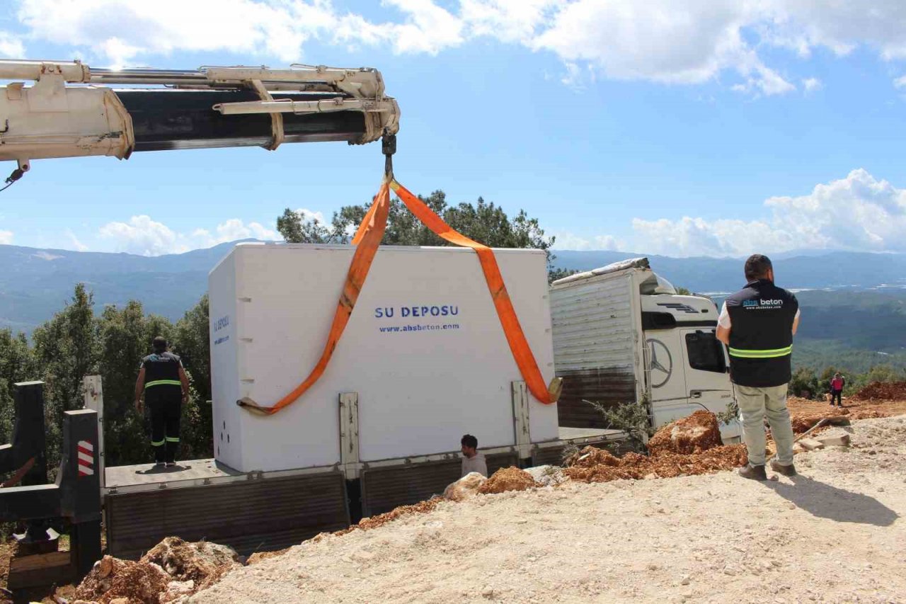 Antalya’da 14 ilçeye 121 adet su deposu yerleştirilecek