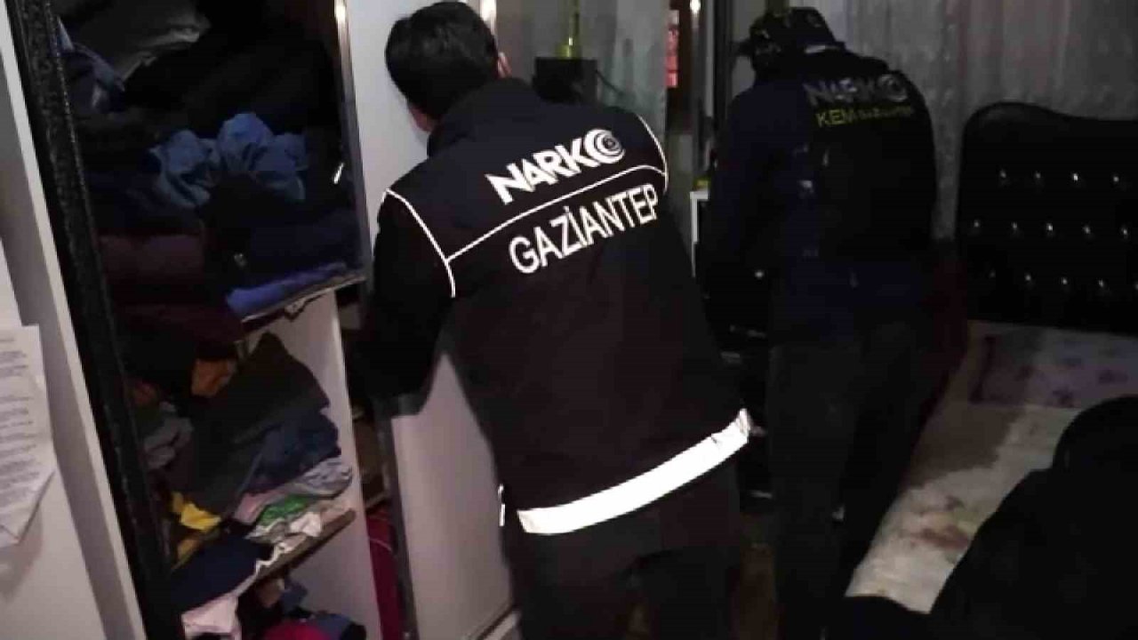 Gaziantep’te uyuşturucu operasyonu: 30 tutuklama