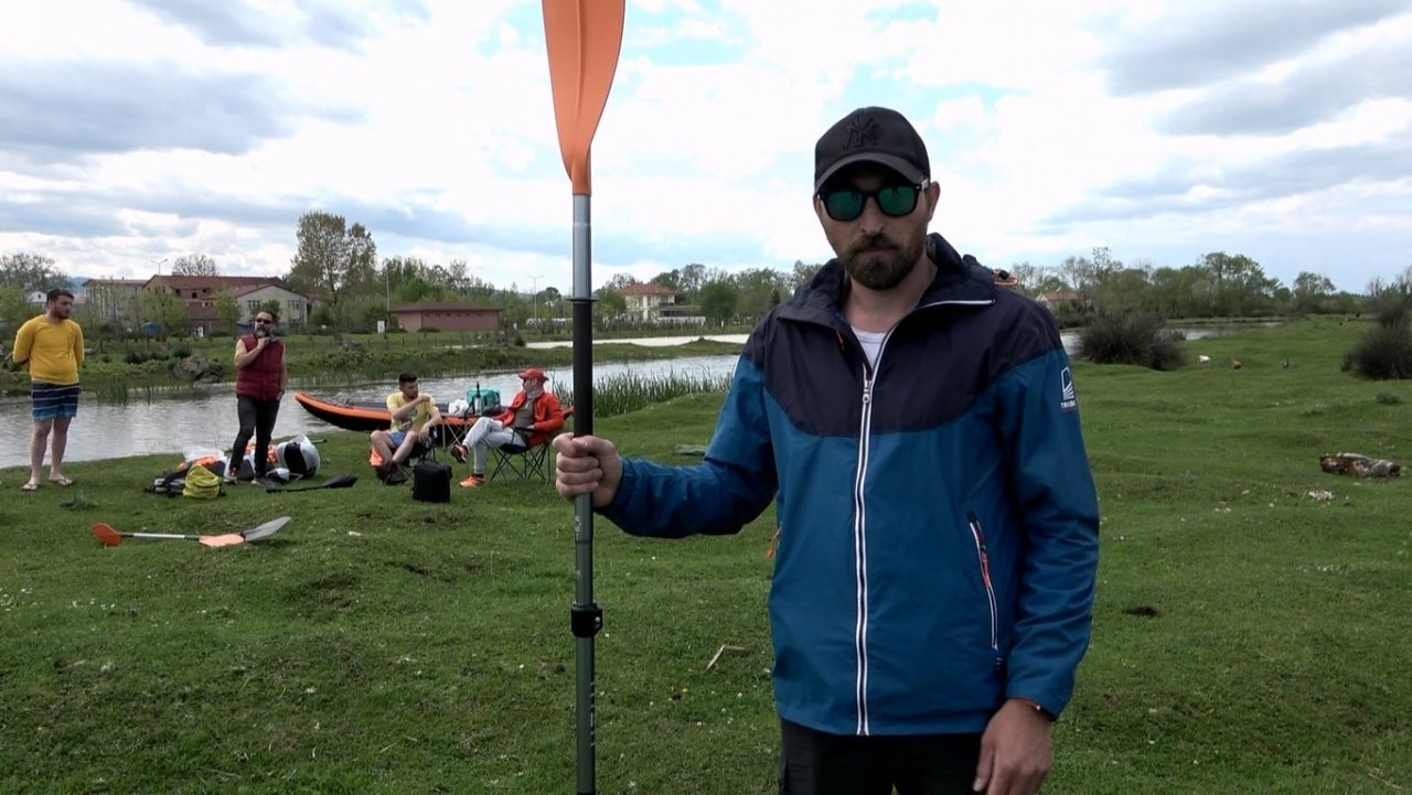 Kuş Cenneti kanolarla şenlendi