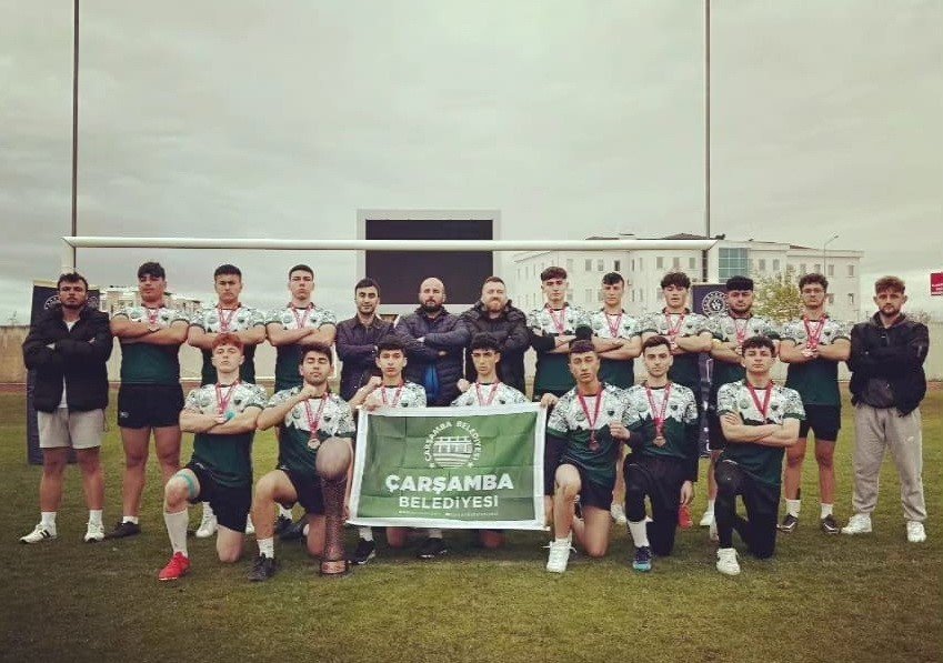 Çarşamba Belediye Spor Kulübü’nün ragbi başarısı