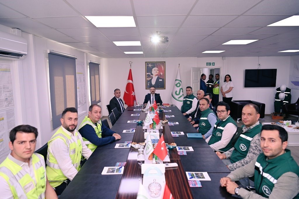 Vali Aksoy, Sarıçay Barajı’nda incelemelerde bulundu