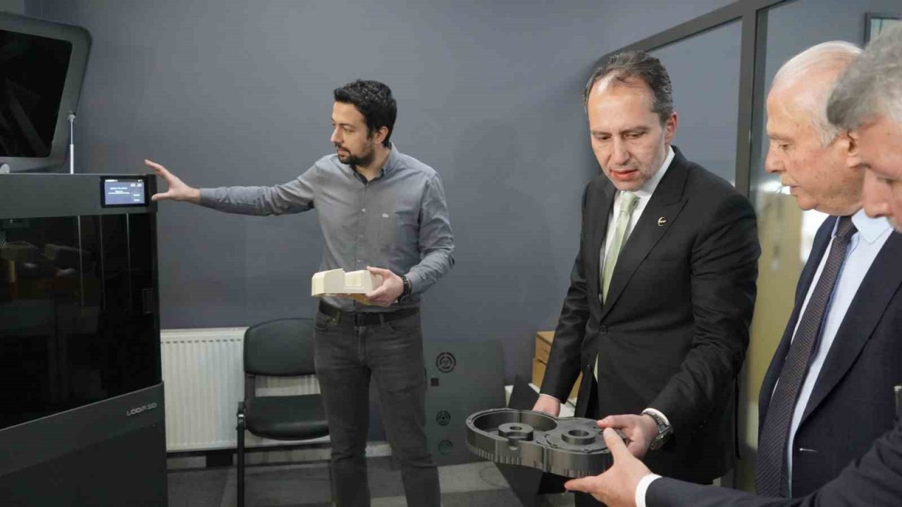 Yeniden Refah Partisi Genel Başkanı Fatih Erbakan Ostim Teknokent’i ziyaret etti