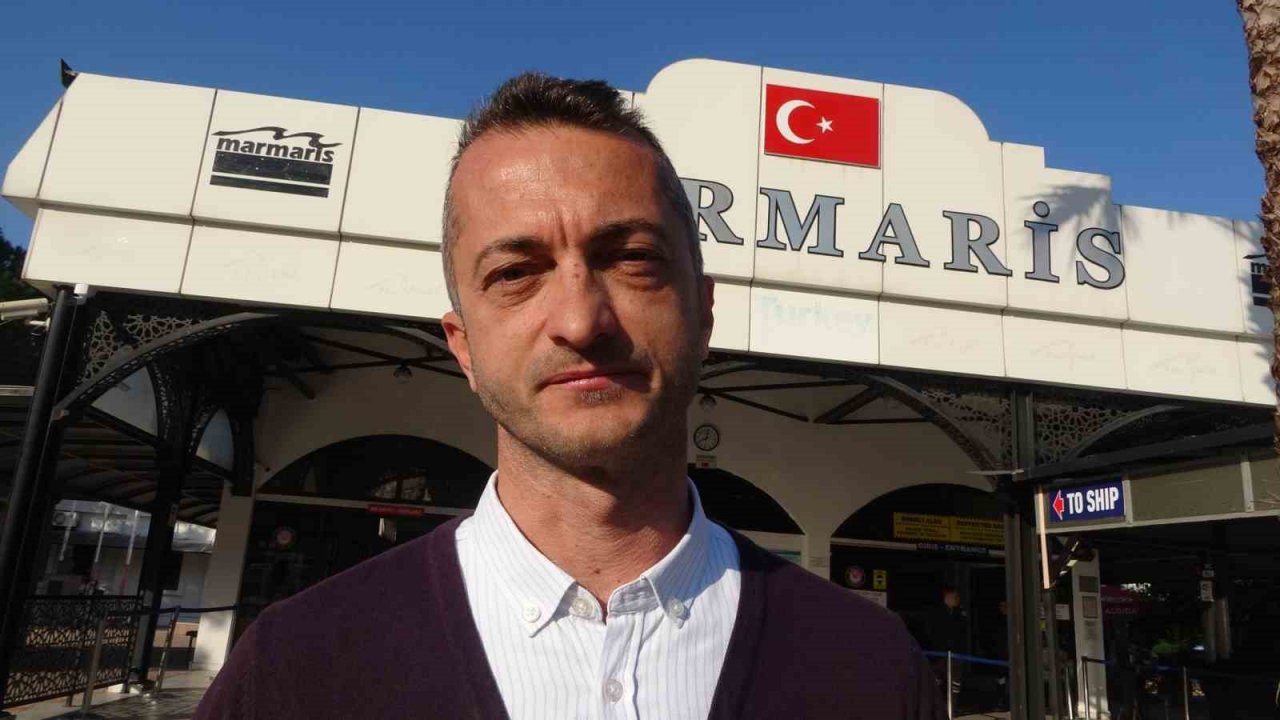 Dev yolcu gemisi bin 300 İsrailli yolcusu ile Marmaris’e geldi