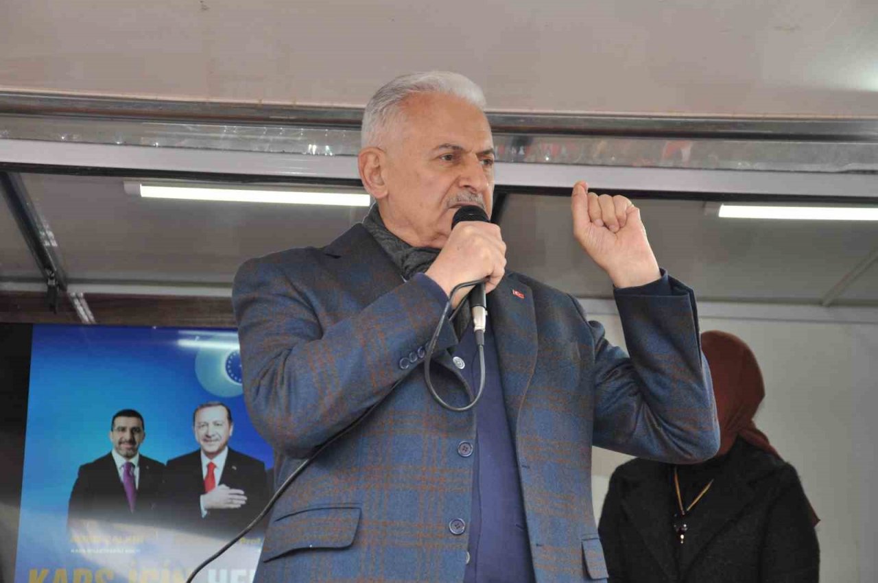 AK Parti Genel Başkan Vekili Yıldırım, Kars’ta konuştu