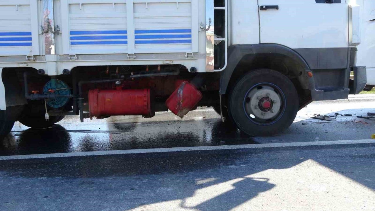 Antalya’da trafik kazası sonrası ’asit’ paniği