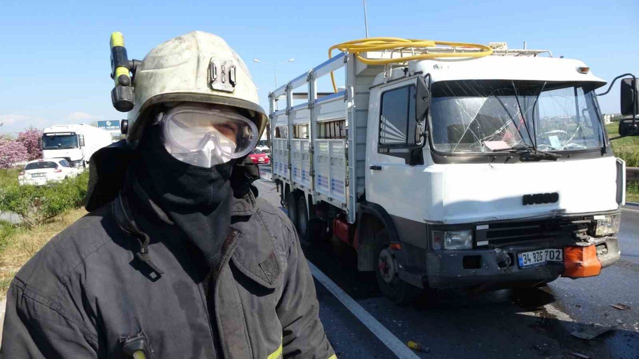 Antalya’da trafik kazası sonrası ’asit’ paniği