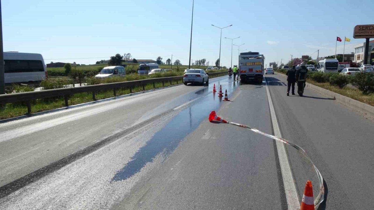 Antalya’da trafik kazası sonrası ’asit’ paniği