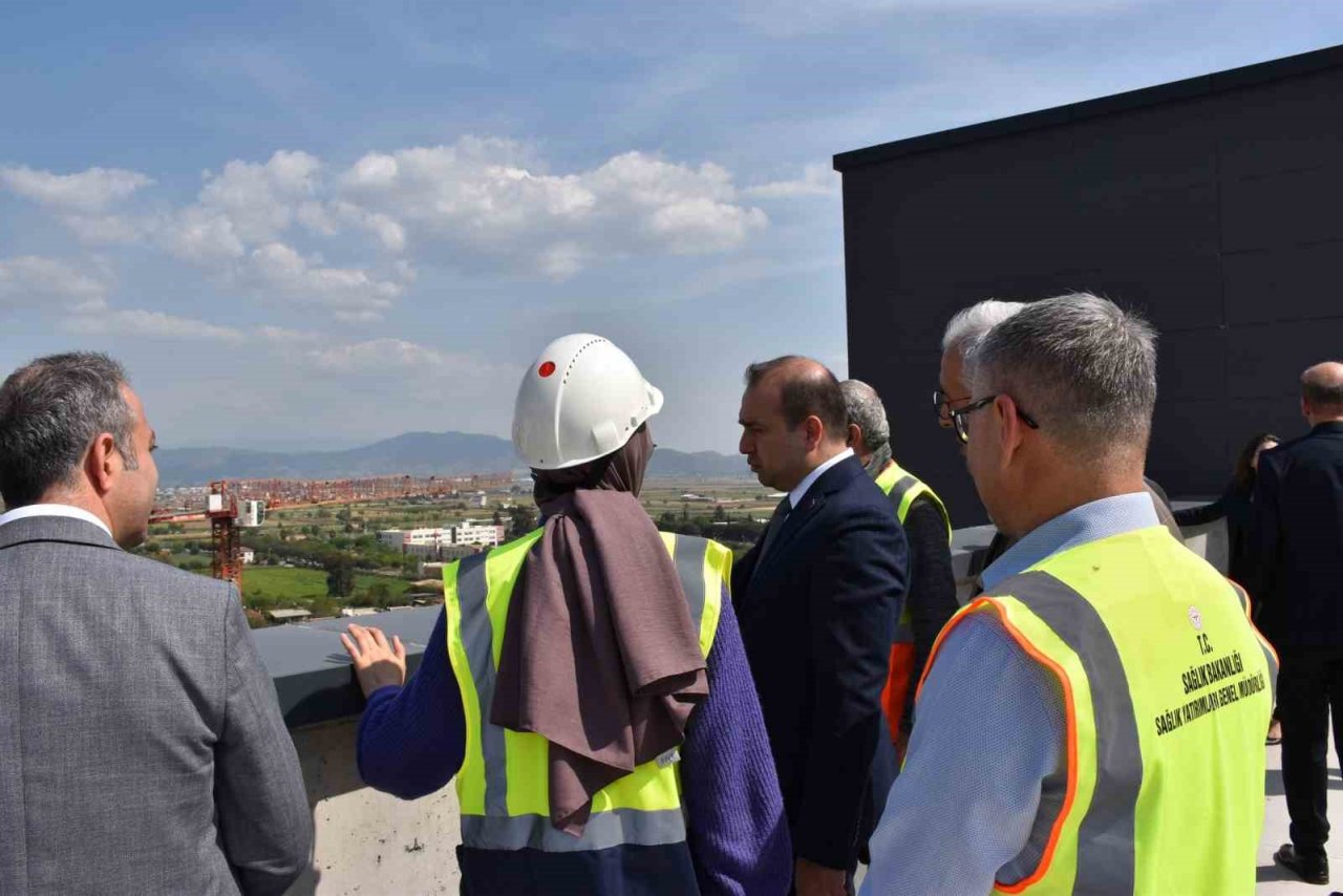 Aydın Şehir Hastanesi’nde çalışmalar hız kesmiyor