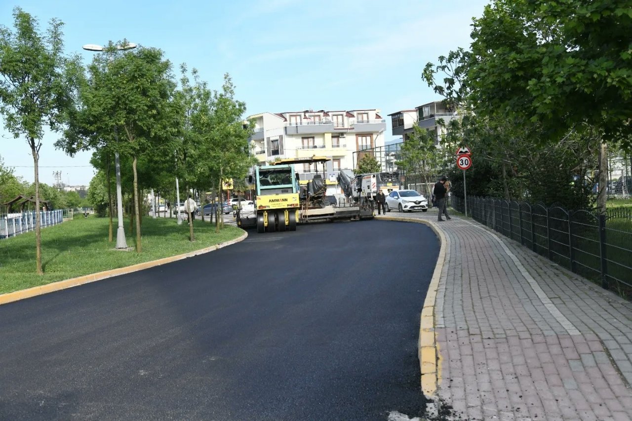 Başiskele’de 50 bin ton sıcak asfalt kullanılacak