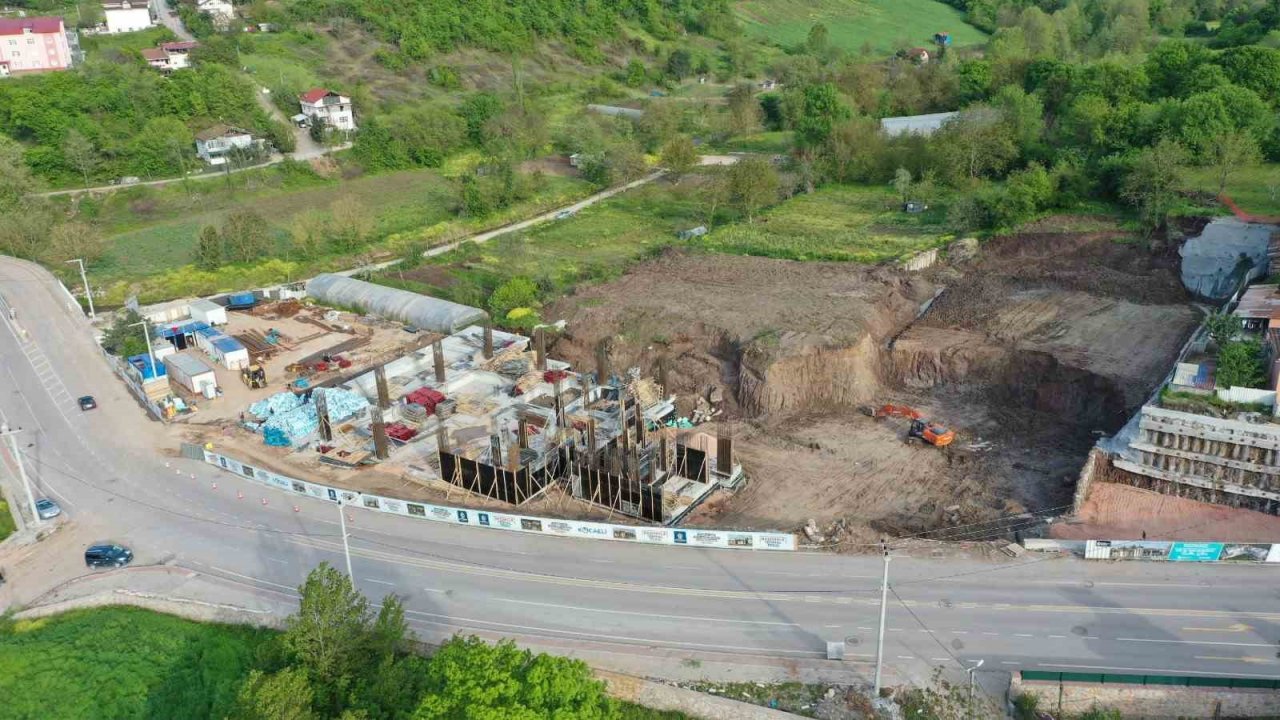 Başiskele Yeniköy Günübirlik Termal Tesisi’nde çalışmalar sürüyor