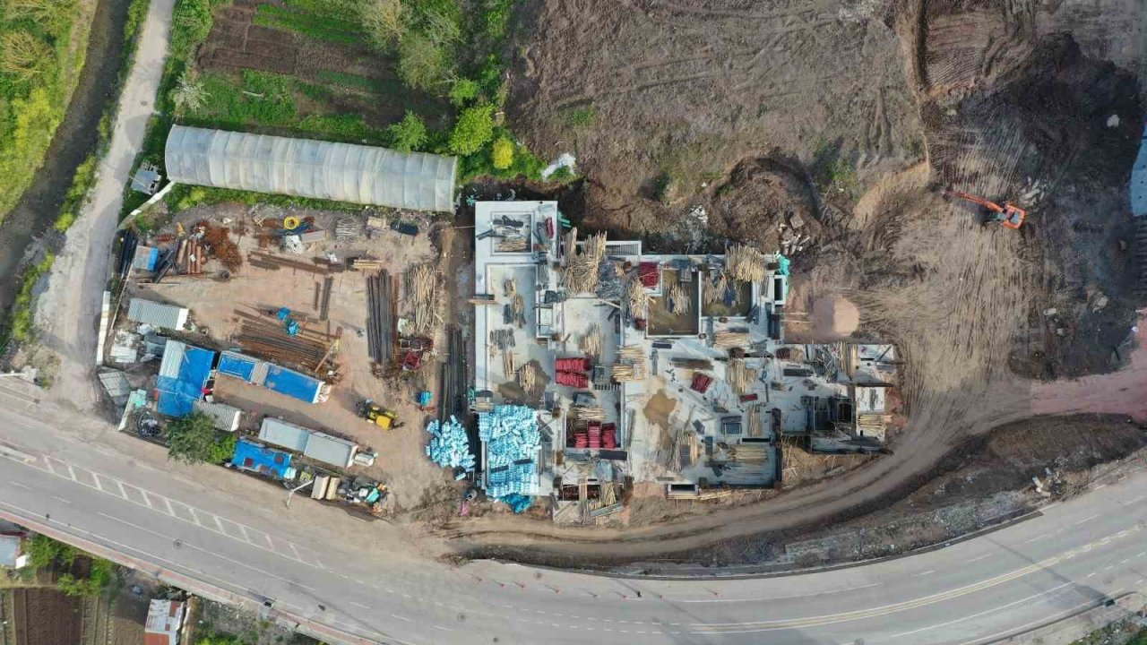 Başiskele Yeniköy Günübirlik Termal Tesisi’nde çalışmalar sürüyor