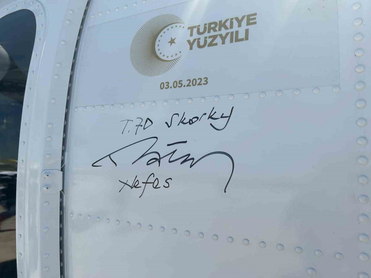 Cumhurbaşkanı Erdoğan yangın söndürmede kullanılacak helikopter ve uçağa isim verdi