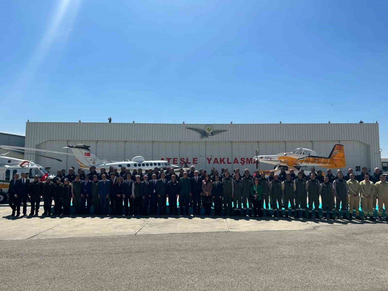 Cumhurbaşkanı Erdoğan yangın söndürmede kullanılacak helikopter ve uçağa isim verdi
