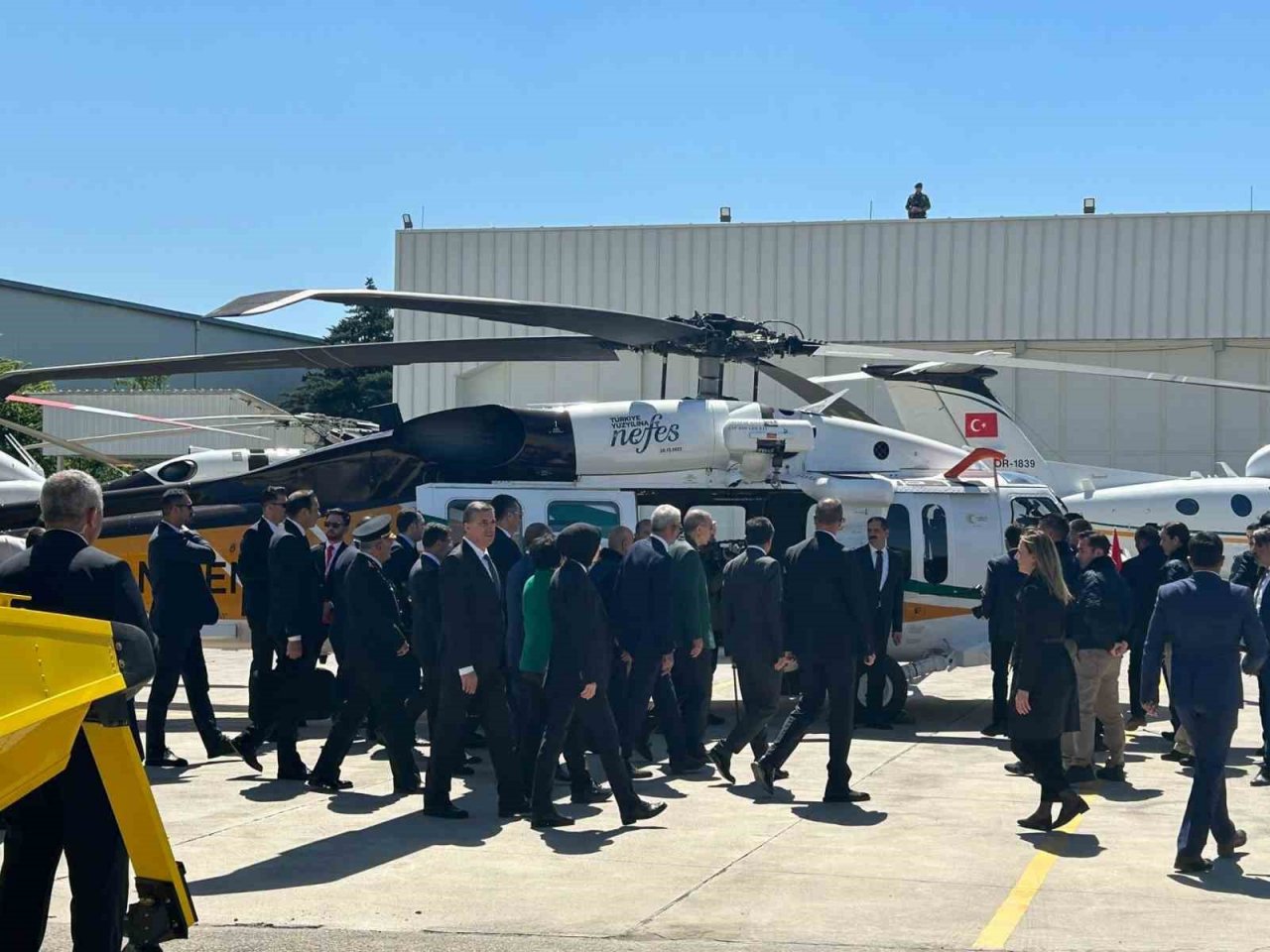 Cumhurbaşkanı Erdoğan yangın söndürmede kullanılacak helikopter ve uçağa isim verdi