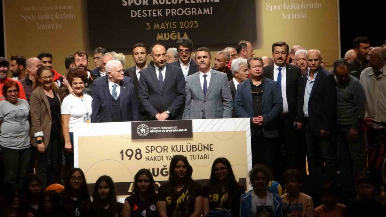Gençlik ve Spor Bakanlığından Muğla Amatör Spor kulüplerine 5,5 milyon yatırım