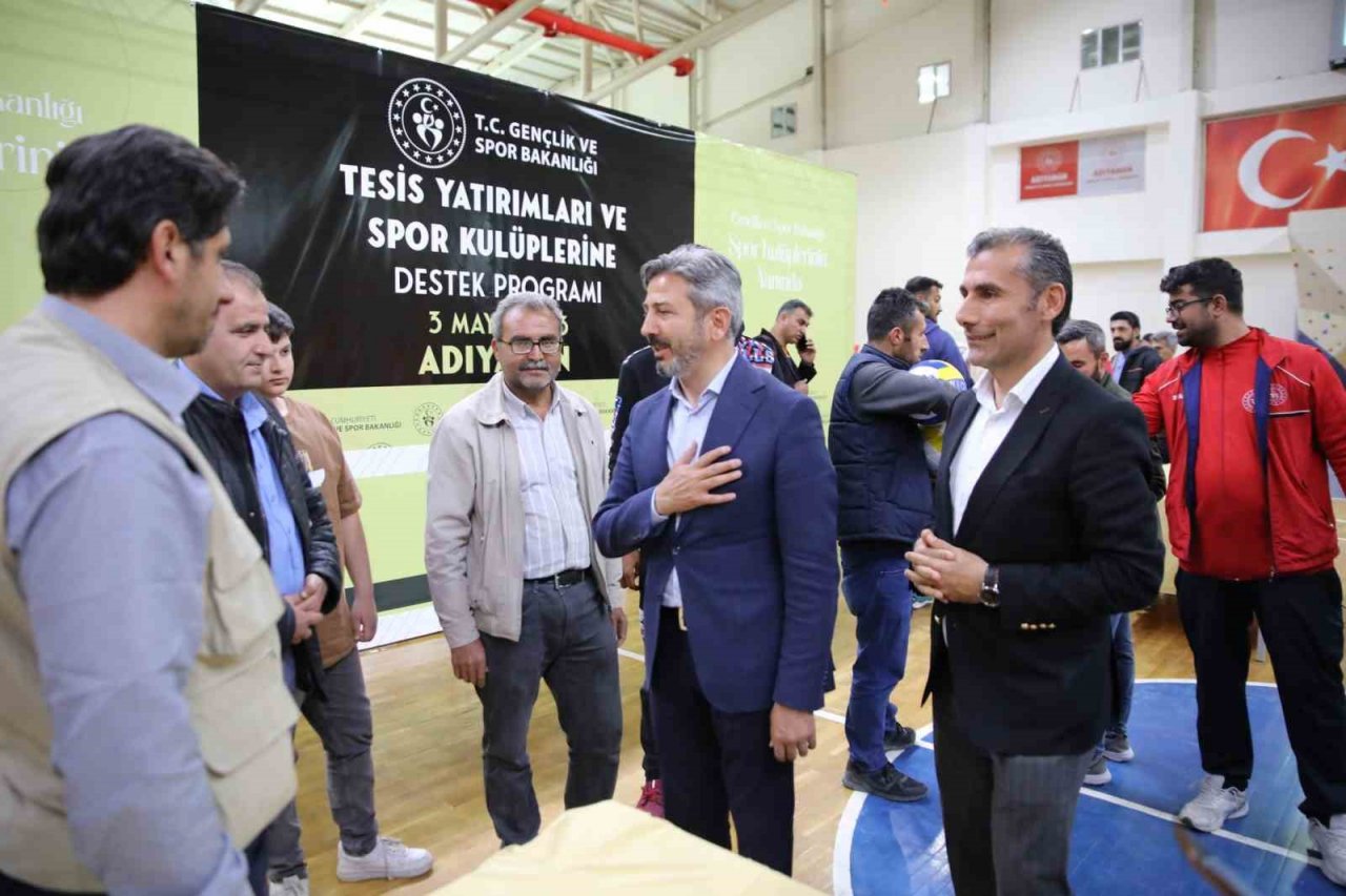 Adıyaman’da ki spor kulüplerine 2 milyon 805 bin TL’lik yardım